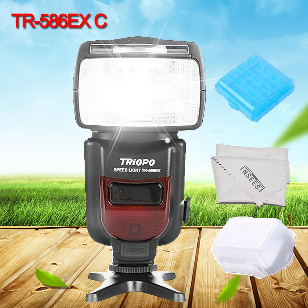 TRIOPO TR 586EX C Wireless TTL Flash Speedlite For Canon Mark III 5D 3