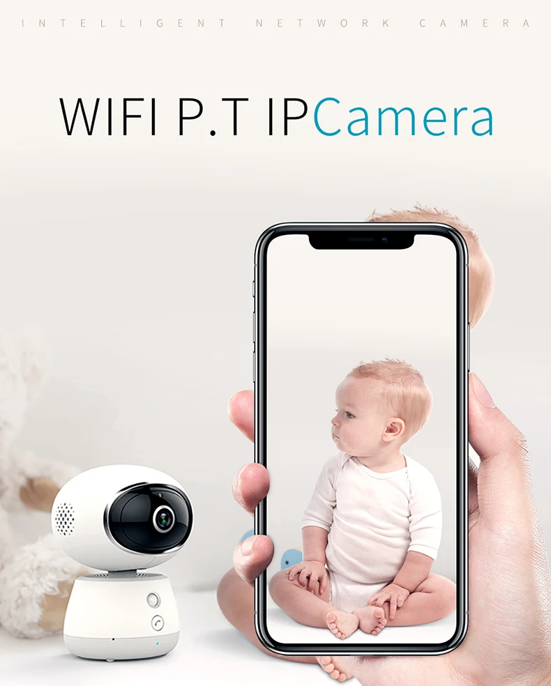 

Wireless Camera 1080P Remote Intelligent Network camera WiFi PTZ Night Vision 360 Degree View Motion Detection Security Monitor