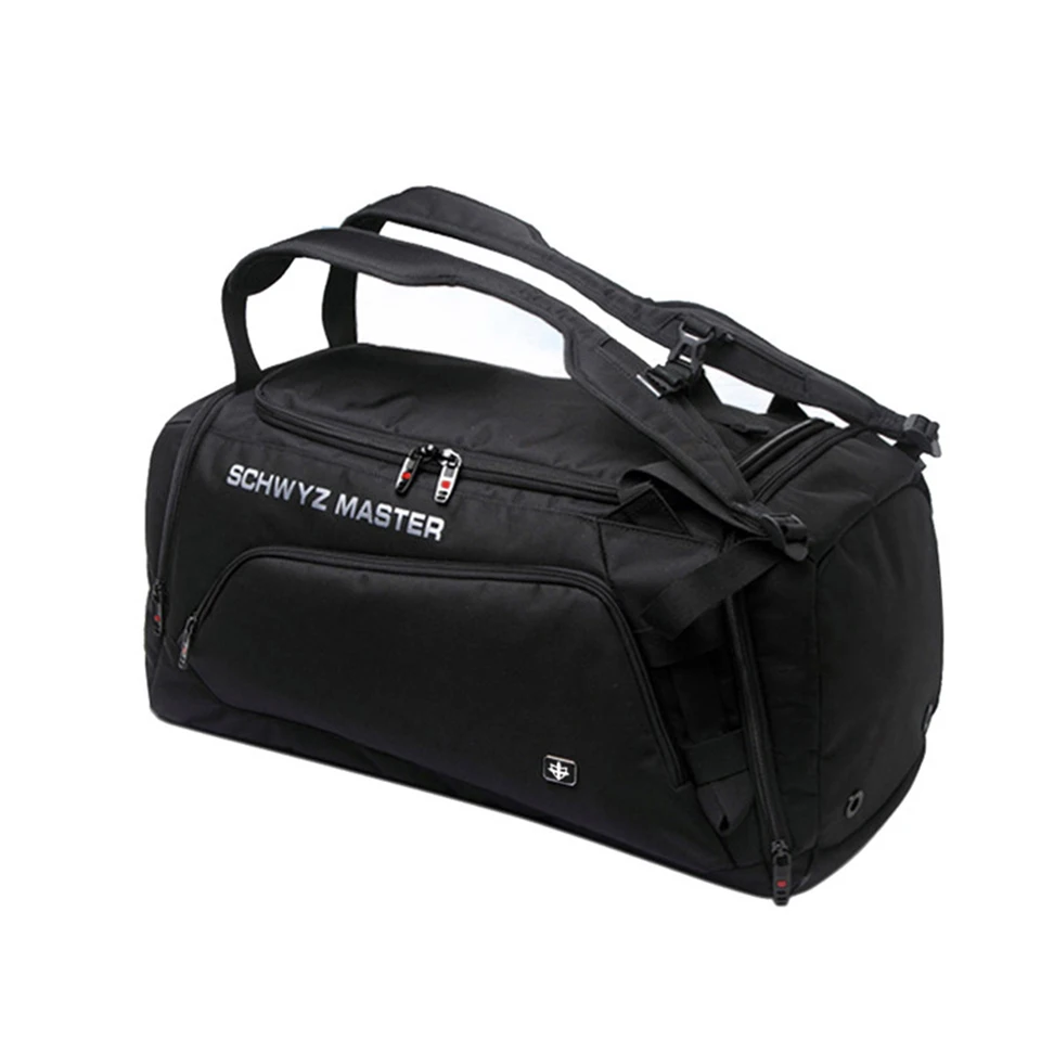 

Swiss Travel Totes Men Waterproof Oxford trave Bags Casual Handbag Weekend Bag unisex Large Capacity Multifunction Shoulder bag