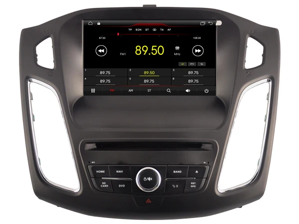 Sale WITSON ANDROID 9.1 QUAD-CORE 2 DIN CAR DVD RADIO GPS FOR FORD FOCUS 2012-2015 BUILT-IN MIRROR LINK 2GB RAM 1024*600 SCREEN 2