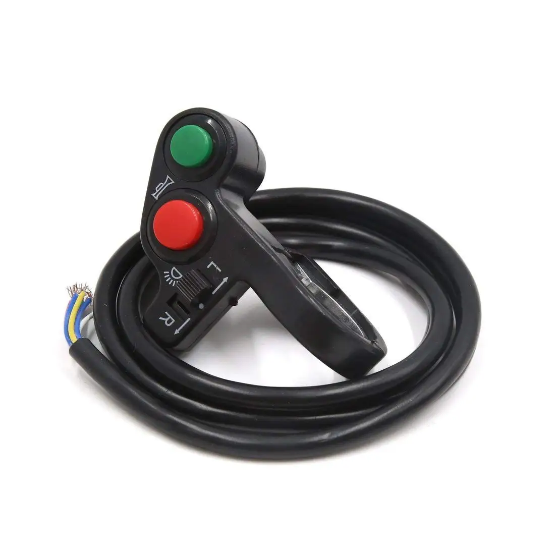 Uxcell Mutifunctional Horn Headlight Turn Signal Lamp Push Button