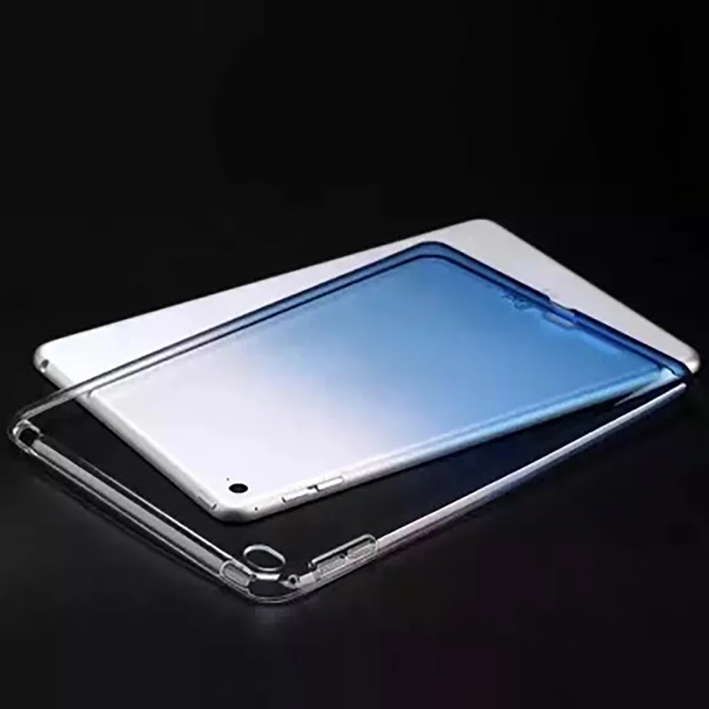 Чехол для iPad Mini 1 2 3 7 9 дюймов чехол планшета Мягкий ТПУ градиентный Прозрачный 4
