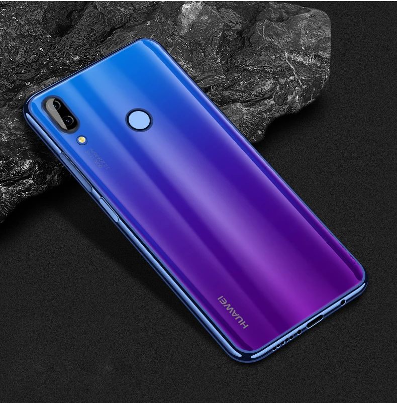 Чехол Nova 3i для Huawei 3 3e P20 Lite прозрачный чехол из ТПУ с металлическим покрытием