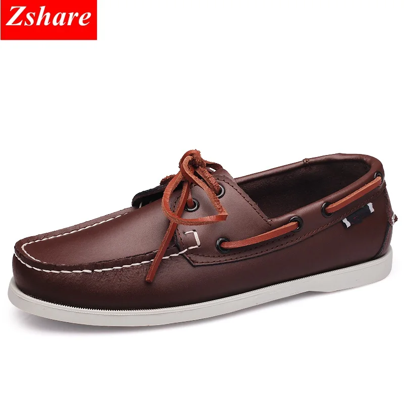Genuine Leather Men Boat Shoes Luxury brand Design Hand Sewing Slip-On Mens Loafers Casual Driving Moccasins Business Men Shoes Genuine Leather Men Boat Shoes Luxury brand Design Hand Sewing Slip-On Mens Loafers Casual Driving Moccasins Business Men Shoes