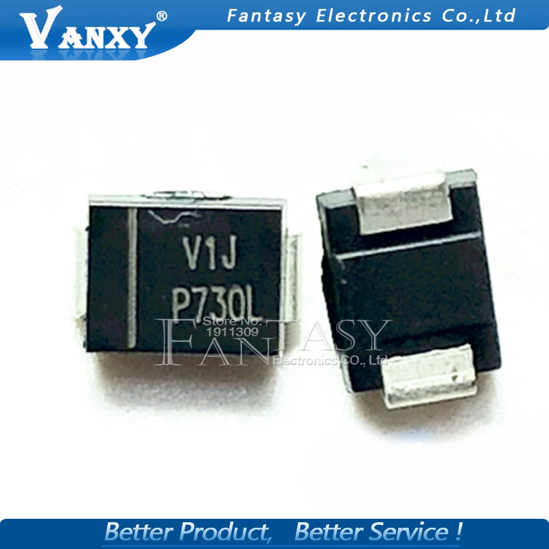 10pcs 10bq100trpbf (v1j) Schottky Diode 10bq100 Do214aa Smb 10bq100tr