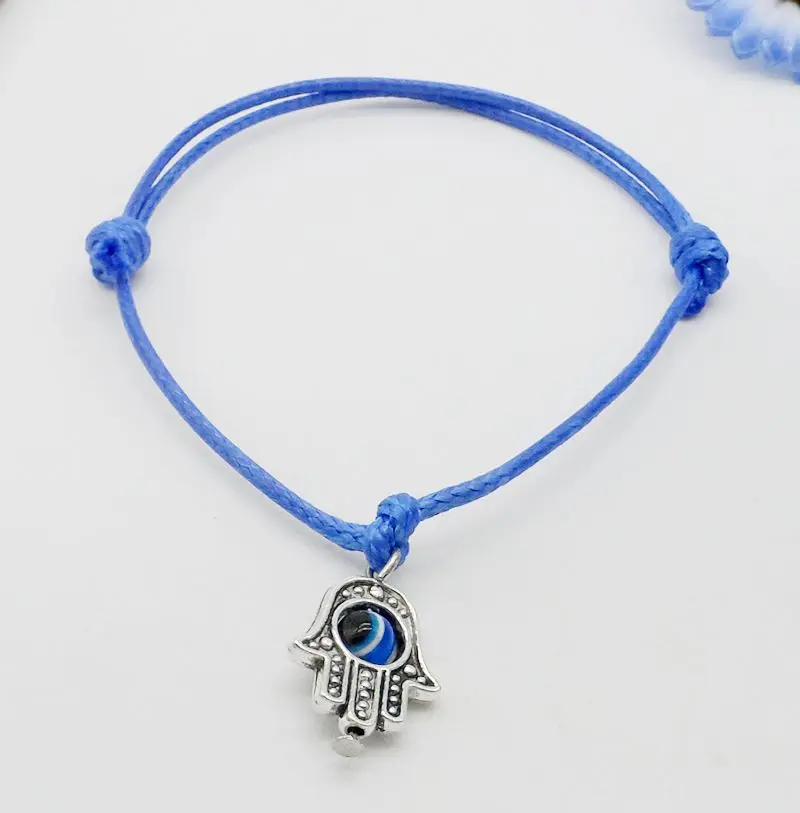 hamsa string bracelet
