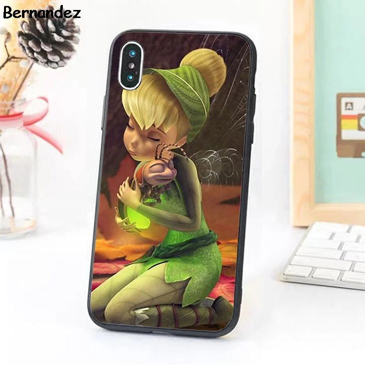 Bernandez 5 5S SE 6 6S Silicone Rubber phone case cover for iPhone 7 8 plus X Xs Max XR max Loving princess Tinker |