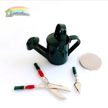 

Mini Doll House Accessories Shower Gardening Tool Set Life Scene Model