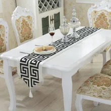 Классический стиль атласные скатерти свадебный банкет Гостиная Декор пылезащитный Свадебные украшения бегуны домашний текстиль