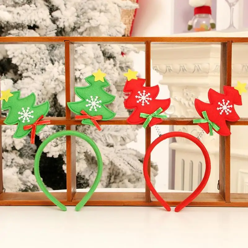 

Christmas Tree Headband for Adult Kids Headwear Festival Party Decor Hairband Christmas Decoration Xmas New Year Supplies