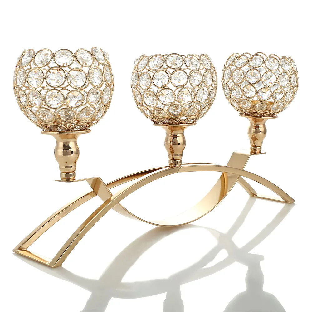 Decoración de la boda Candelabros de Cristal Marruecos Vela Linterna de