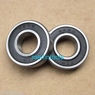

2Pcs R8 2RS Sealed 1/2" x 1 1/8" x 5/16" inch Deep Groove Radial Ball Bearing