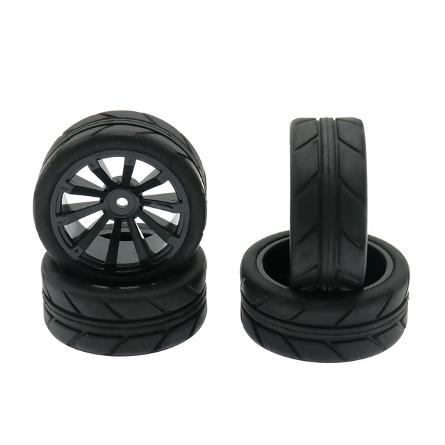 Special Price 4PCS/Set 10 Spoke Wheel RimTyre/tire Set 1:10 On Road Car Diameter 63mm Model RC Parts Remote Control Toys C20630 C20634