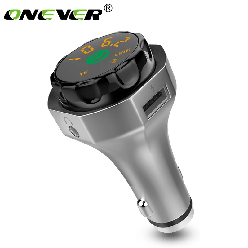 Автомобильный аудио адаптер Onever MP3 WMA громкая связь металлический AP06