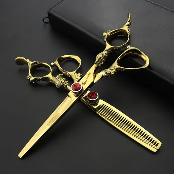 

Sharonds 6 inch haircut modeling tools high quality salon professional beauty salon scissors set stainless steel scissors tools