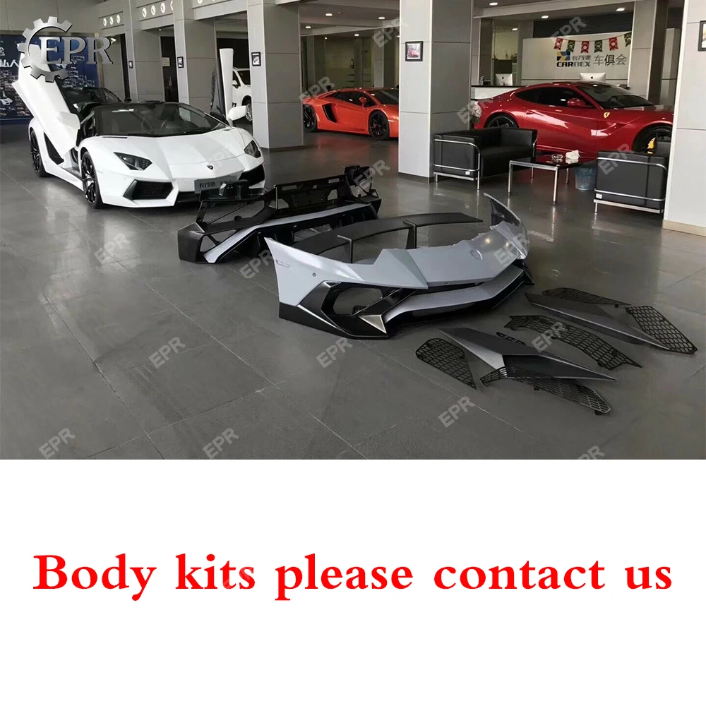 Передний бампер из стекловолокна для LAMBORGHINI LP700 LP720 FRP комплекты Отделочных