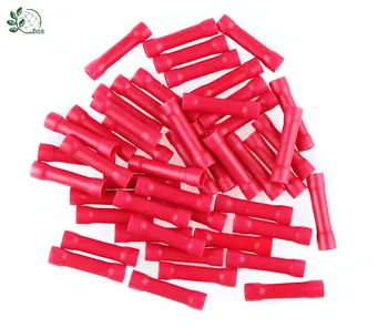 

BV1 BV1.25 Full Insulating Wire Connector wire connector Butt Connectors Crimp Electrical Wire Splice Terminal 100 50PCS /Pack