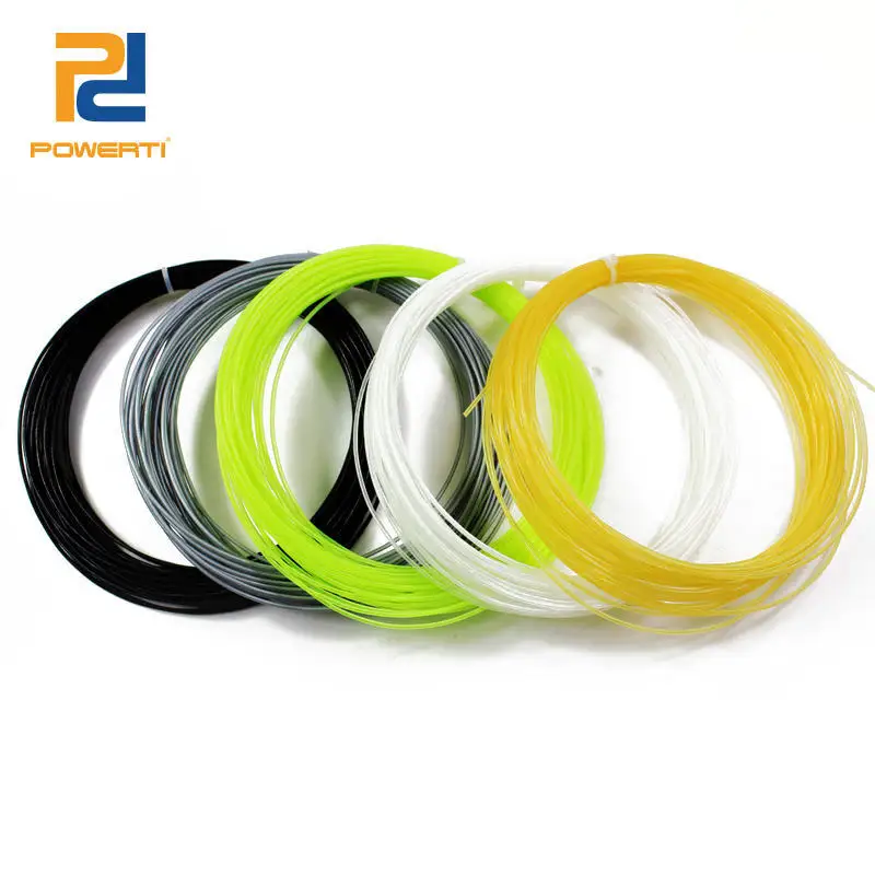POWERTI5pcslot130mmTennisStringTrainingNylonSoftMultifilament