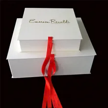 Производитель высокого класса на заказ Складная коробка Магнитная Подарочная коробка с лентой закрытие упаковки косметических волос парики коробка