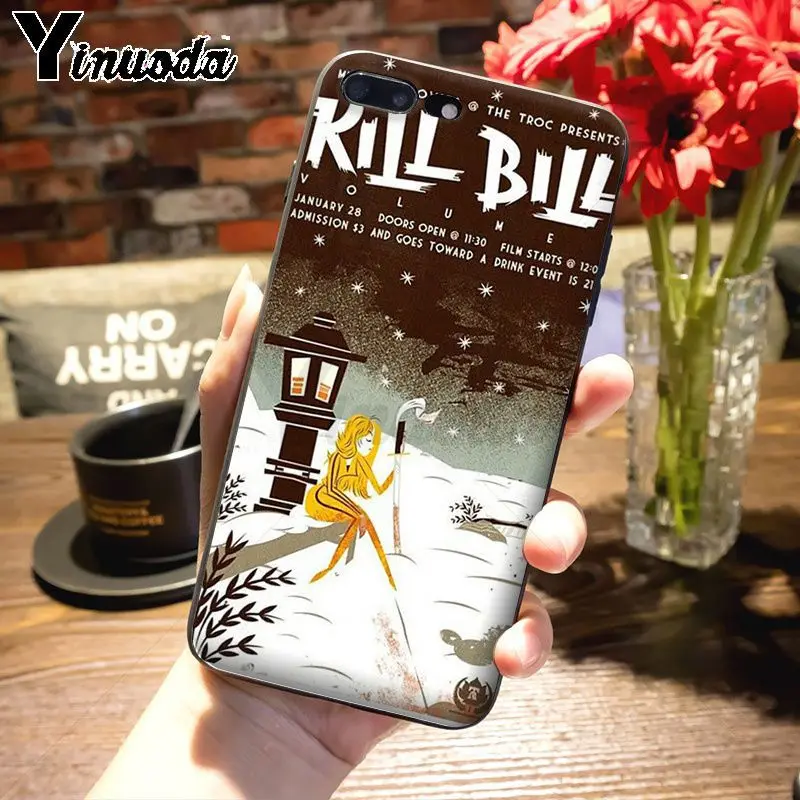 Yinuoda kill bill Darth list пять классических геометрических печатных телефонов Чехол для iPhone 7plus 6S 7 8 8Plus X 5s 11pro чехол