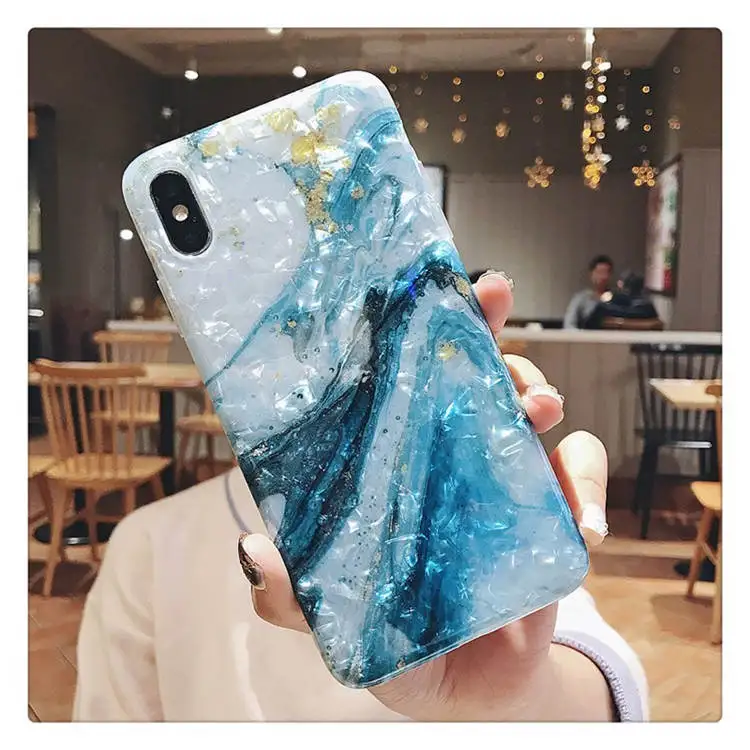 Чехол для Телефона iphone 7 XS MAXCase мягкая задняя крышка из ТПУ 6 S 8 Plus мраморный чехол i