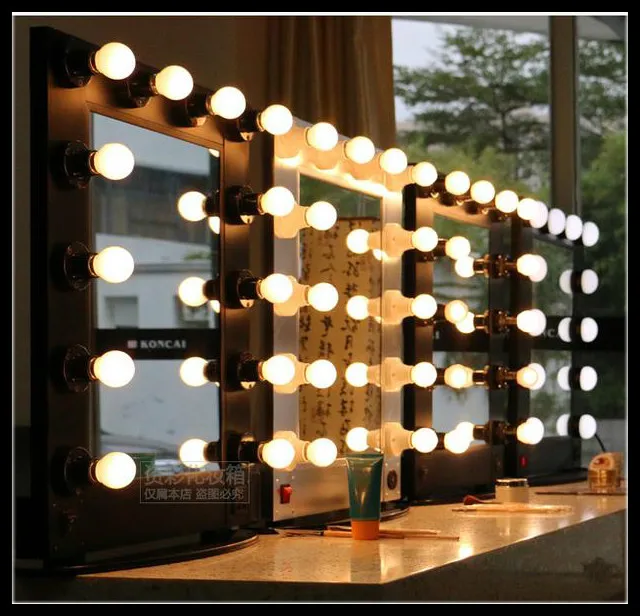 profession aluminum framed hair salon mirror salon mirror station mirror makeup station 12pcs