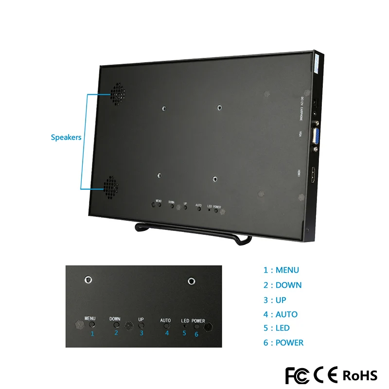 11 6 HD 1080P IPS LCD Портативный монитор для PS3 PS4 XBOx360 с интерфейсом VGA HDMI 10 1 дюймовый