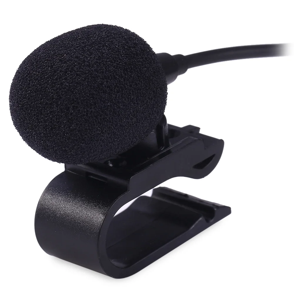 

Zeepin Car Audio Microphone 3.5mm Jack Plug Mic Stereo Mini Wired External Microphone for Auto DVD Radio 3m Long Professionals