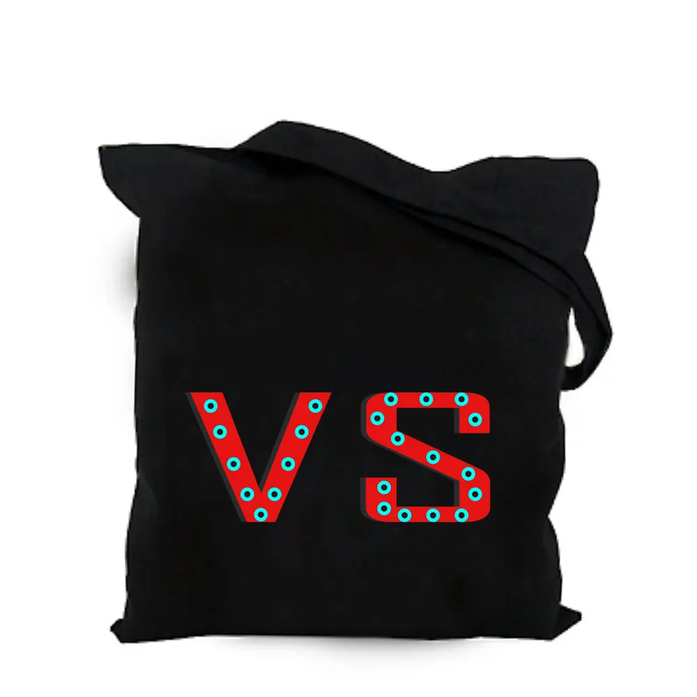 2019 letter black cotton canvas bag customized eco girl tote bag custom made shopping bags with logo for men or women  (3)