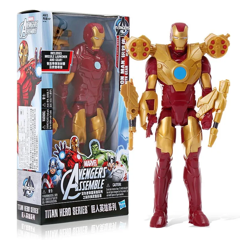 

Titan Hero Series Marvel Avengers 4 Endgame Iron Man Action Figure Toy PVC Collectible Model Doll Toys for Children Gift
