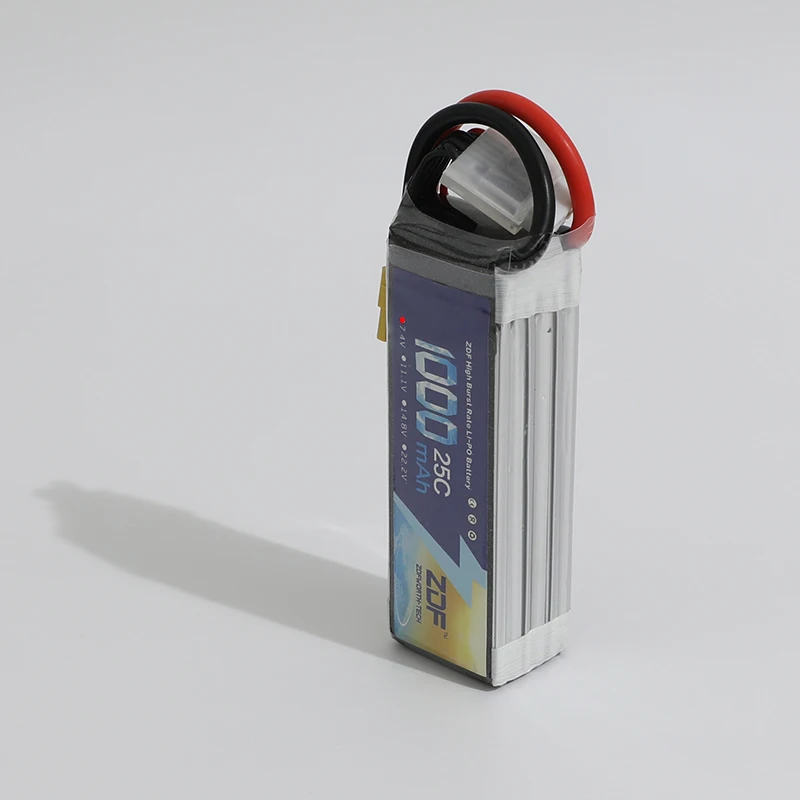 2018 ZDF хорошее качество lipo батарея 7 4 V 1000MAH 25C max 50C Lipo для вертолета квадрокоптера