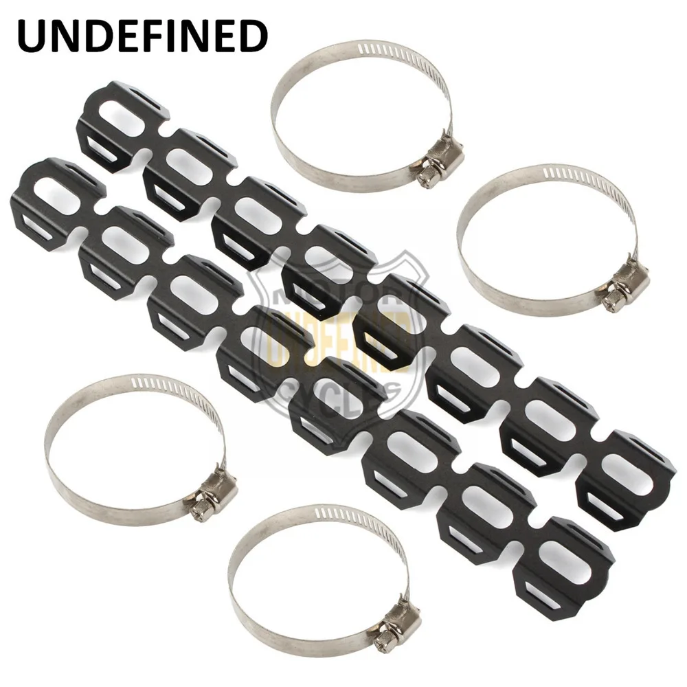 

Universal Exhaust Motorcycle Pipe Header Heat Wrap Aluminum Shield Guard Cover for BMW F650GS F700GS F800GS 2013-2017 UNDEFINED