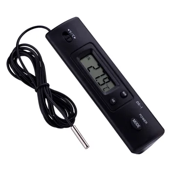 1Pcs LCD Digital Temperature Meter Thermometer Probe Sensor Wired for Refrigerator Air-Condition Electronic Thermometer Hot Sale 1pcs mini lcd digital thermometer for fridges freezers coolers aquarium chillers mini 1m probe black