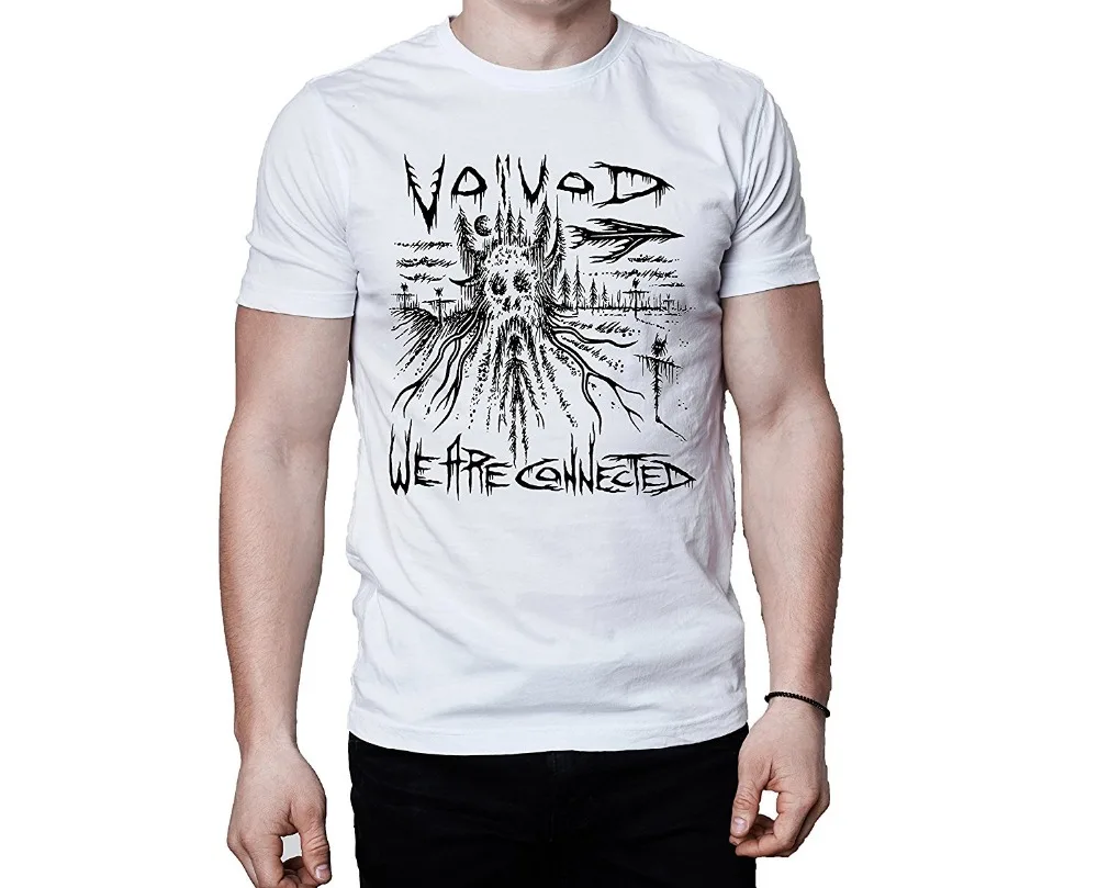 Voivod Canadian Metal Band Post Society 2016 We Are Connected Song Inspired White T Shirt