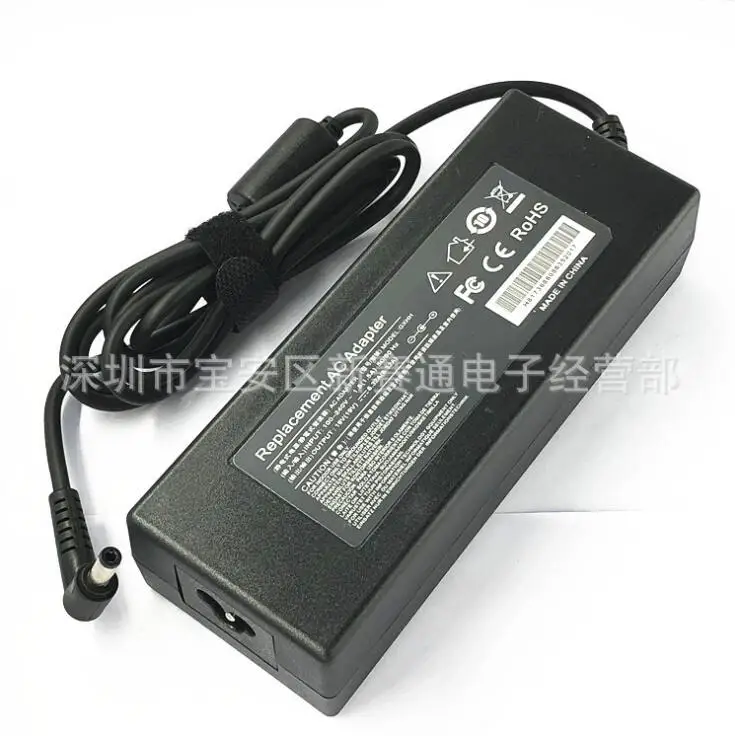 

50pcs/lot 19V 6.32A AC Power Adapter 5.5*2.5mm for Asus N750 N500 G50 120W Laptop Charger for Toshiba Satellite S75D S75T S870