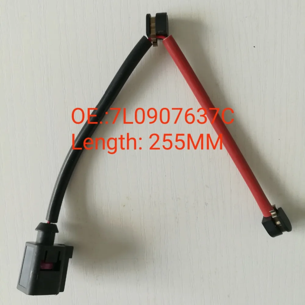 100 шт. датчик износа тормозных колодок для Audi Porsche V-W 03-15 OEM 7L0907637C | Автомобили и