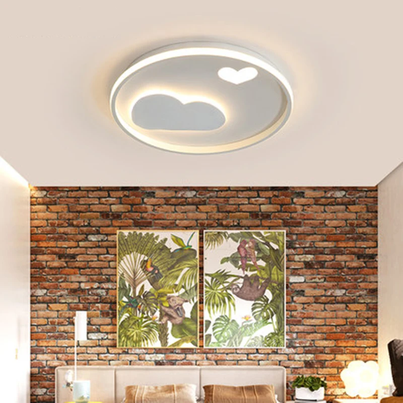 

Modern led ceiling light new bedroom decorative overhead fixtures lights for home white childrens restaurant home ceiling lamp