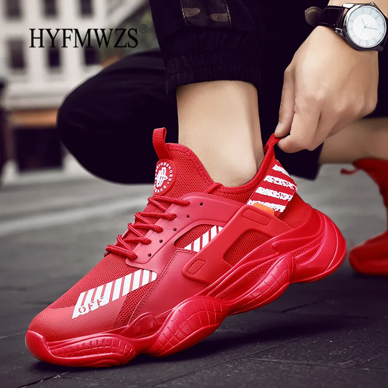 

HYFMWZS Soft And Breathable Running Shoes For Men Sneakers Krasovki Sport Shoes Woman Running Shoe Zapatillas Hombre 2019