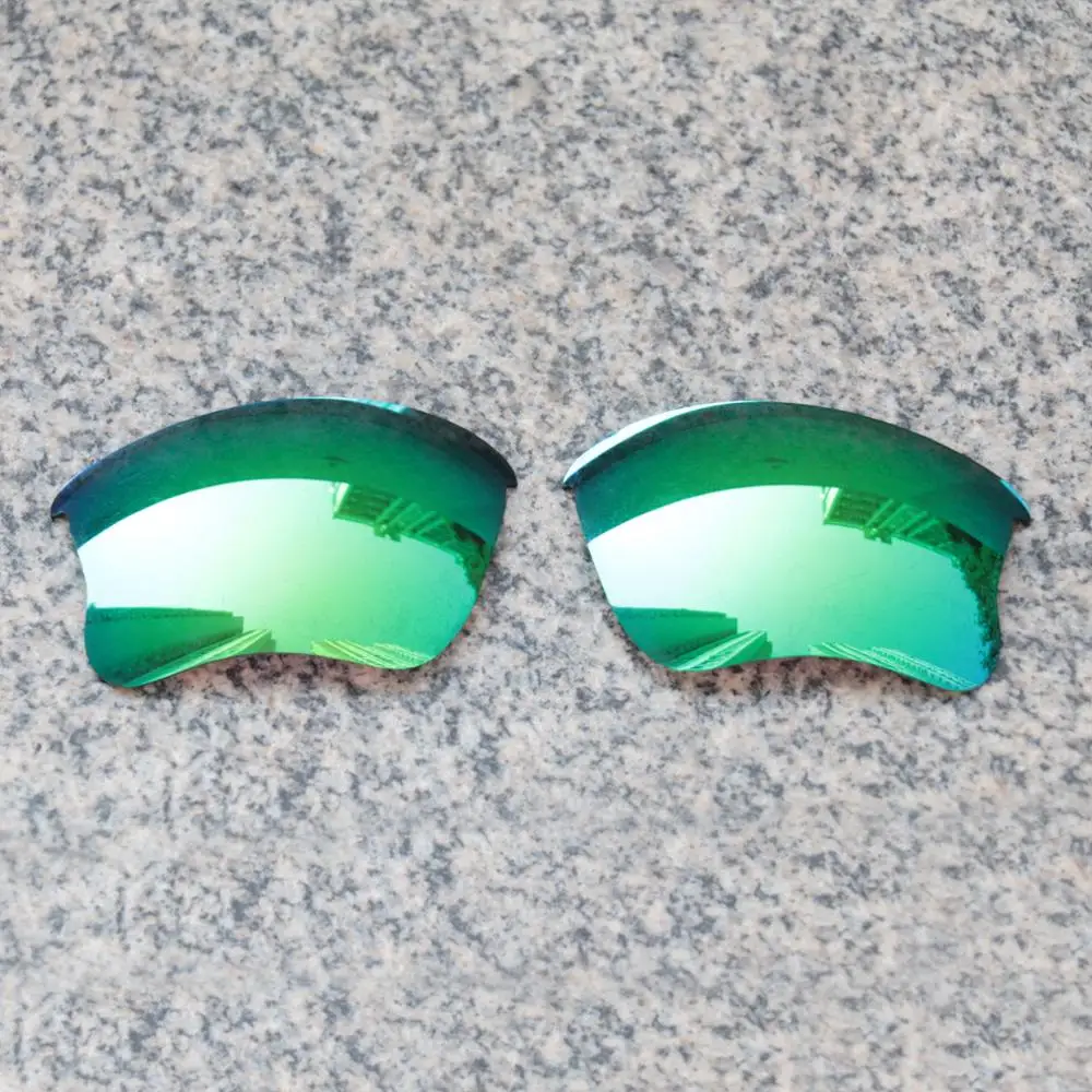 

Wholesale E.O.S Polarized Enhanced Replacement Lenses for Oakley Flak Jacket XLJ Sunglasses - Emerald Green Polarized Mirror