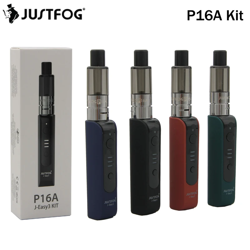 

Original Justfog P16A Kit With 900mAh Battery 1.9ml Tank Vape Pen vs Justfog Minifit Kit Electronic Cigarette