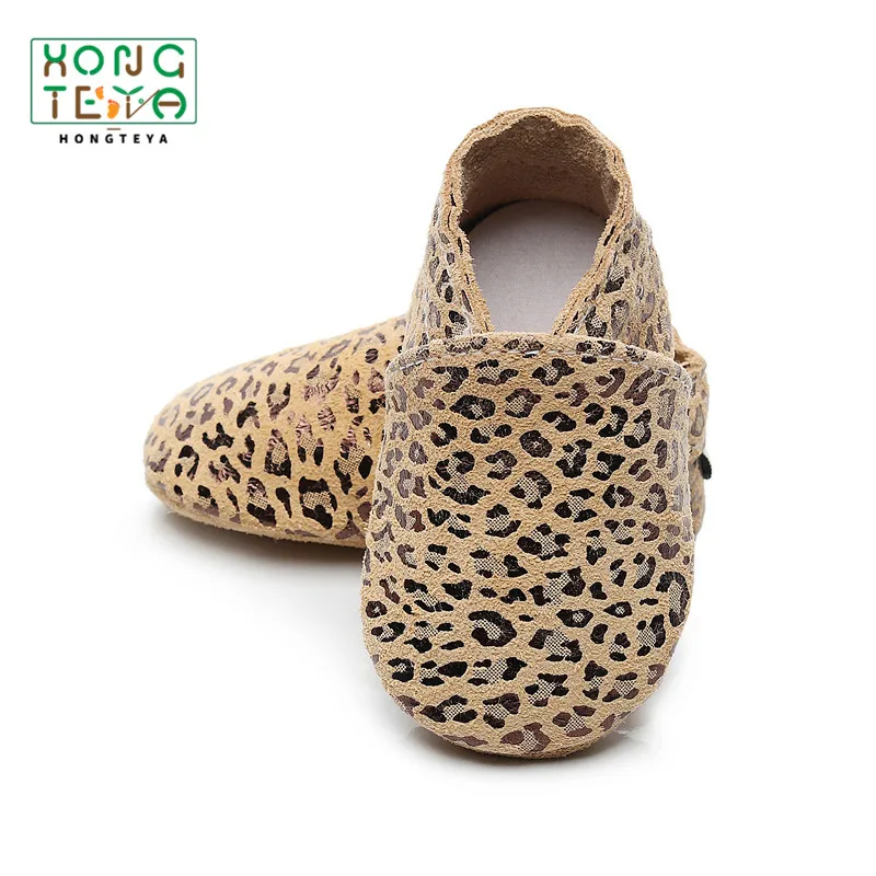 

Baby Shoes Leopard baby moccasins genuine leather First Walker shoes Soft Sole toddler shoes infant baby baby shoes boy
