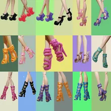 1 pair Muchos Estilo de Su Opción de Diseño de Moda Zapatos de Tacón Alto Zapatos Para Sandalias Para 1/6 Monster Monster High Muñecas muñecas