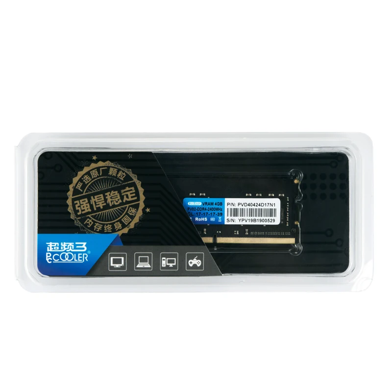 Vaseky 4 GB 8 GB 4G 8G الدفتري المحمول ذاكرة عشوائية Ram ميموريال وحدة الكمبيوتر PC4 DDR4 17000 19200 2133 MHZ 2400 MHZ 2133 2400 MHz RAM