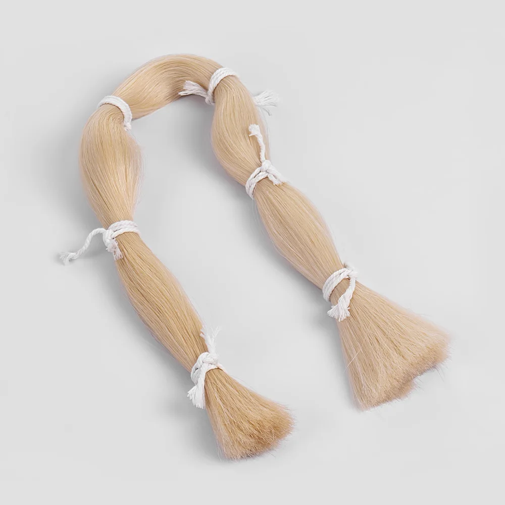 Violin Bow Hair Professional White Violin Bow Replacement Horse Hair Musical Accessories 3 4