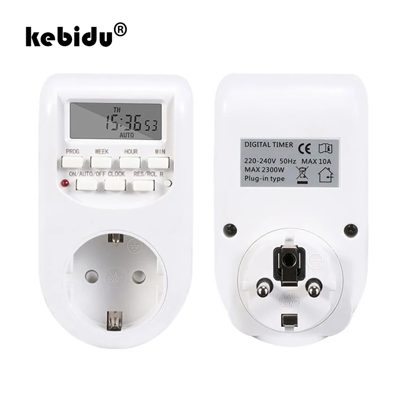 Temporizador De Enchufe: Temporizador Digital Bivolt Liege