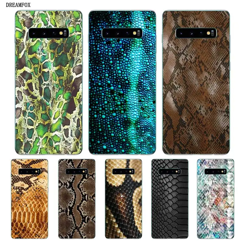 N398 Snake Skin Soft TPU Silicone Cover For Samsung Galaxy J2 J3 J4 J5 J6 J7 J8 Pro Plus Prime 2018 2017 Case |