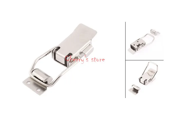 

Most Favorable Wholesale Price Chests Cases Stainless Steel Spring Loaded Toggle Latch Catch Hasp 10pcs/lot