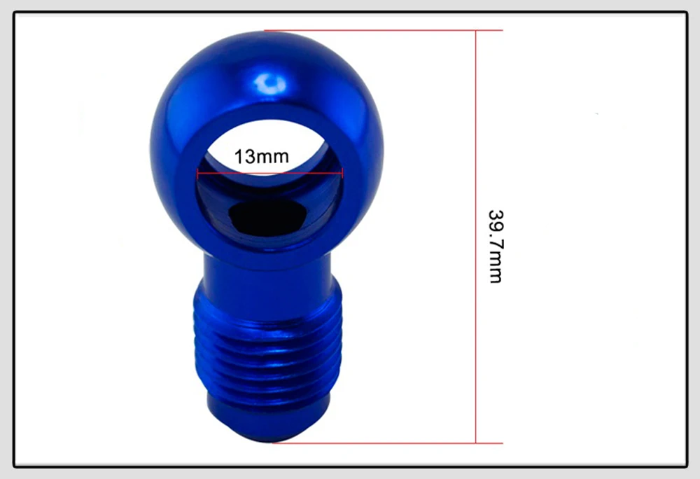 VR RACING-алюминиевый синий 044 топливный насос AN6 до 12,5 мм выход Банджо Адаптер фитинг+ крышка VR-FK045BL