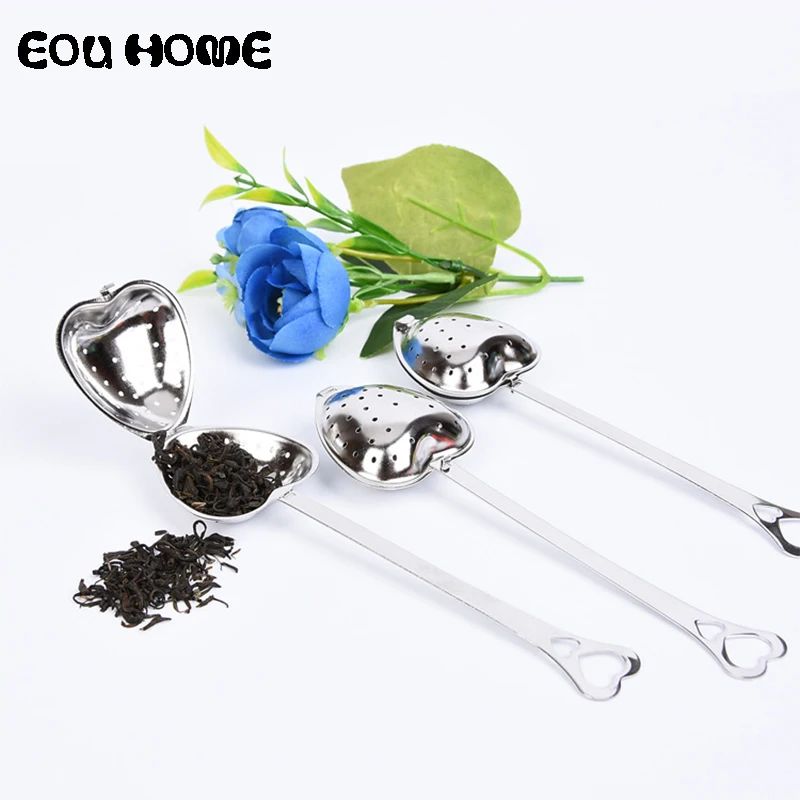 

1 Pce Stainless Steel Practical Heart Shape Sloth Tea Infusers Spoon Strainer Steeper Handle Shower Table Tool Tea Accessories