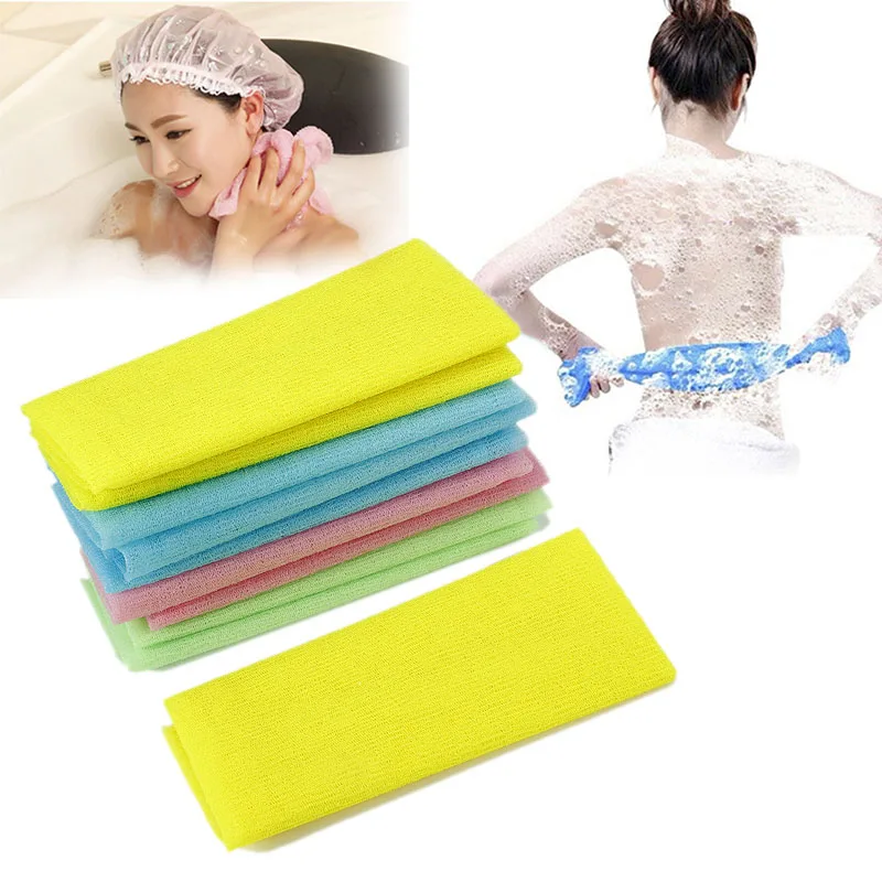 

mling 1PC Beauty Skin Exfoliating Cloth Washcloth Japanese Body Wash Towel Nylon Bath Towel Skin Polishing Towel